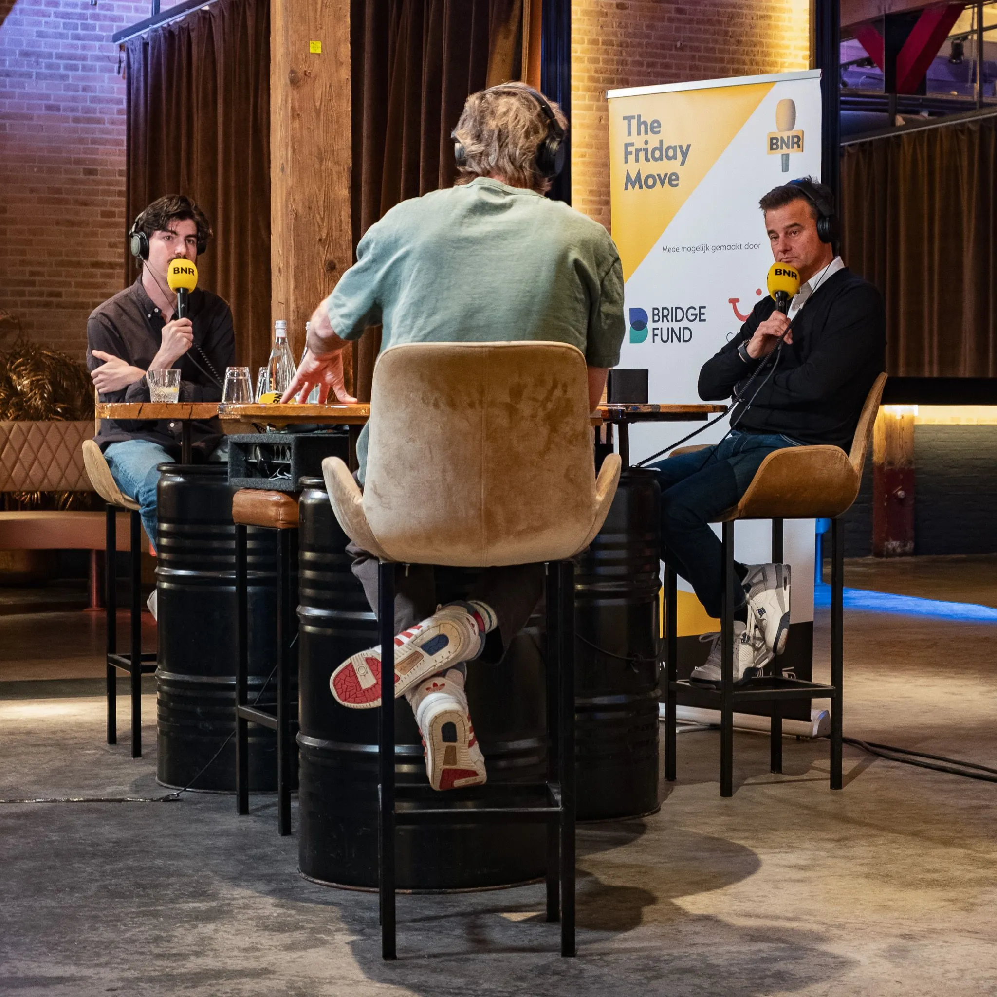 Wilfred Genee in gesprek met Chris Zegers tijdens The Friday Move